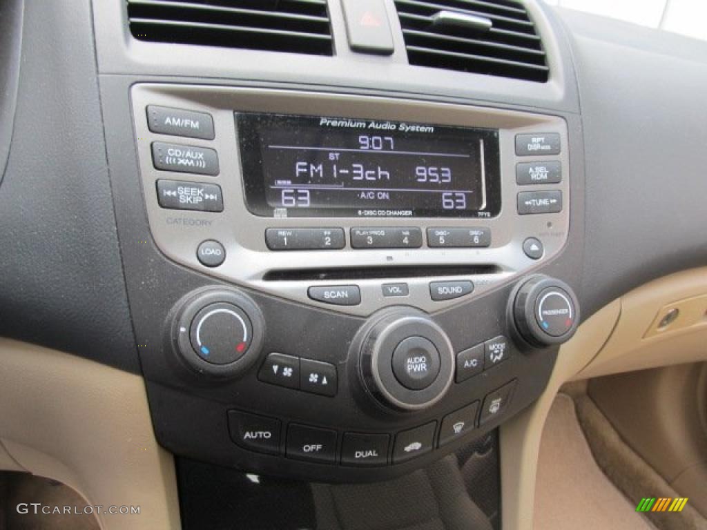 2006 Accord EX-L V6 Coupe - Sapphire Blue Pearl / Ivory photo #18