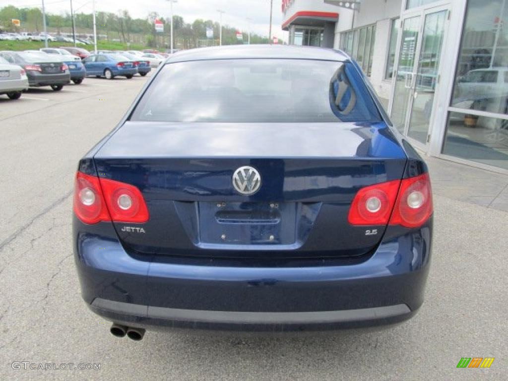 2006 Jetta 2.5 Sedan - Shadow Blue Metallic / Grey photo #5