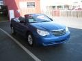 2008 Marathon Blue Pearl Chrysler Sebring LX Convertible  photo #9