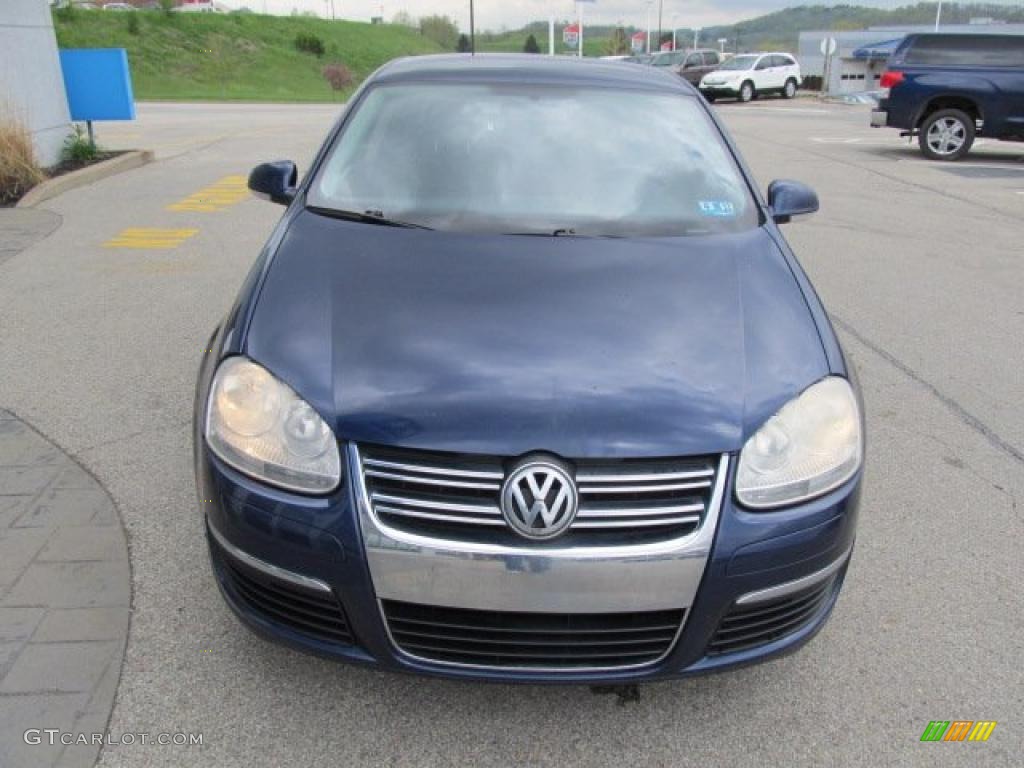 2006 Jetta 2.5 Sedan - Shadow Blue Metallic / Grey photo #9