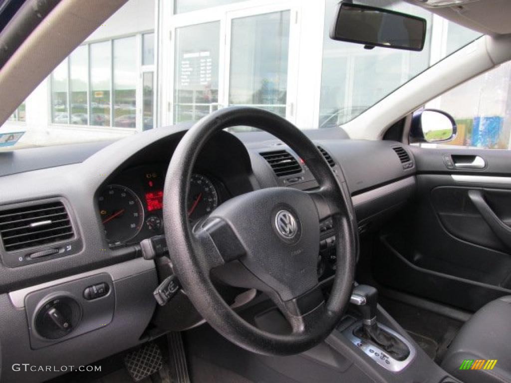 2006 Jetta 2.5 Sedan - Shadow Blue Metallic / Grey photo #11