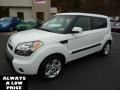 2010 Clear White Kia Soul +  photo #3