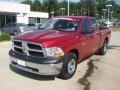 2010 Inferno Red Crystal Pearl Dodge Ram 1500 ST Quad Cab  photo #1
