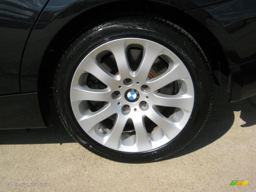 2008 3 Series 335xi Sedan - Black Sapphire Metallic / Beige photo #20