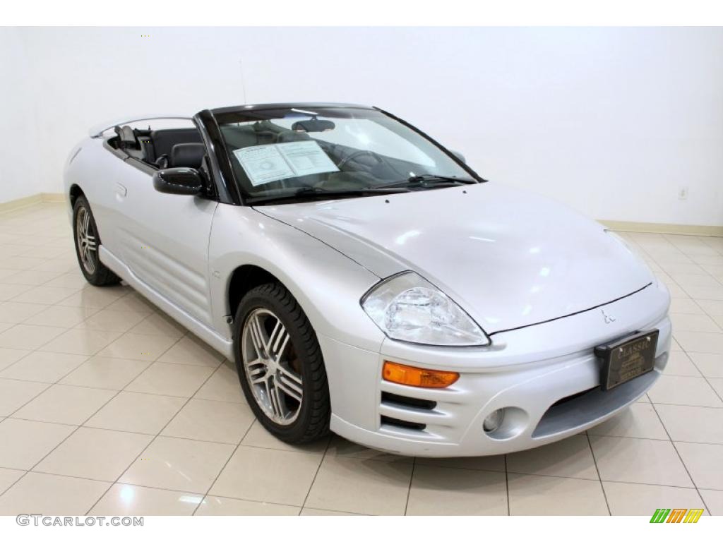 Sterling Silver Metallic 2004 Mitsubishi Eclipse Spyder GTS Exterior Photo #48877290