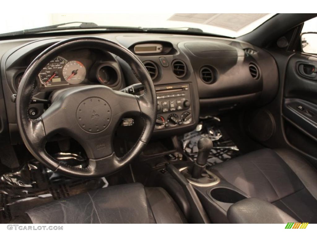 Midnight Interior 2004 Mitsubishi Eclipse Spyder GTS Photo #48877371