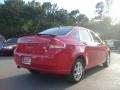 2008 Vermillion Red Ford Focus SES Sedan  photo #3