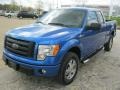 Blue Flame Metallic 2009 Ford F150 STX SuperCab 4x4 Exterior