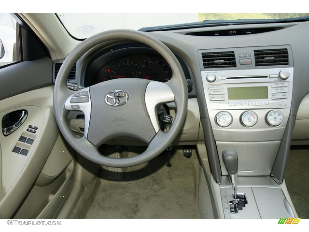 2011 Toyota Camry LE Bisque Dashboard Photo #48879870
