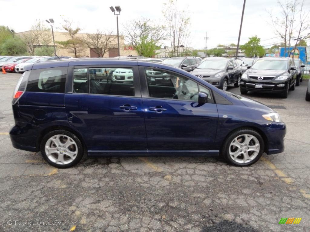 2008 MAZDA5 Touring - Stormy Blue / Black photo #8