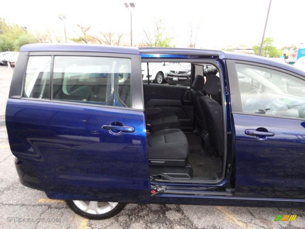 2008 MAZDA5 Touring - Stormy Blue / Black photo #12