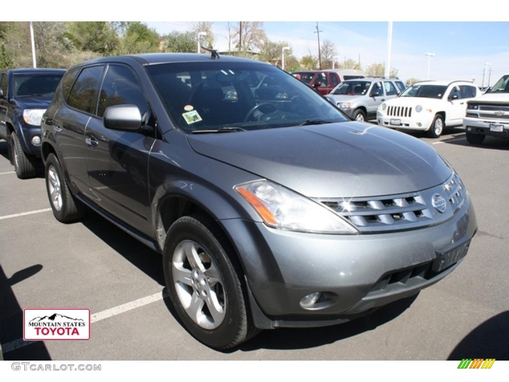 2005 Murano SL AWD - Platinum Metallic / Charcoal photo #1