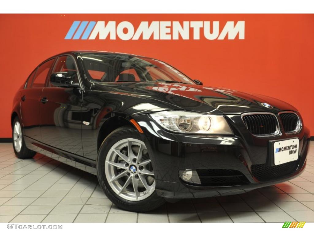 2010 3 Series 328i Sedan - Jet Black / Black photo #1