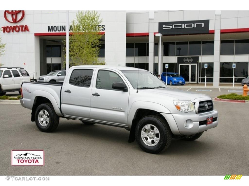 2007 Tacoma V6 TRD Double Cab 4x4 - Silver Streak Mica / Graphite Gray photo #1