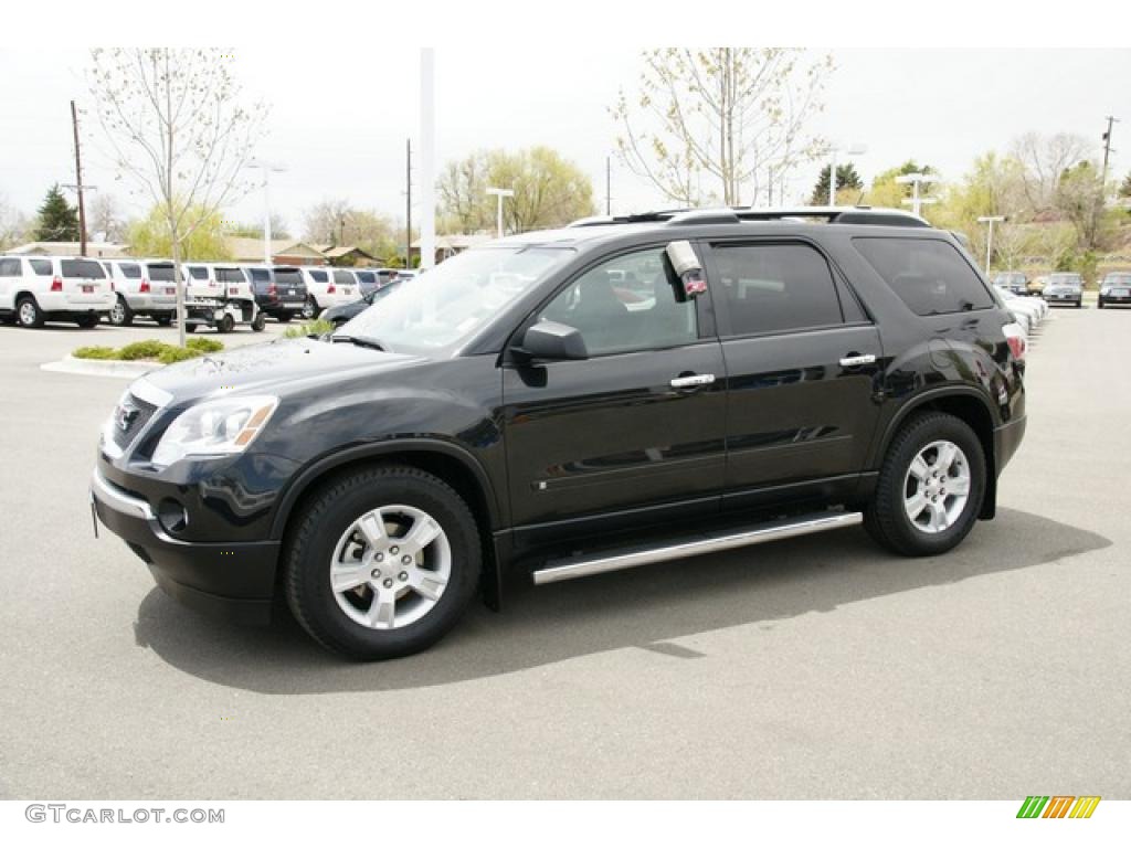 Carbon Black Metallic 2009 GMC Acadia SLE AWD Exterior Photo #48883425