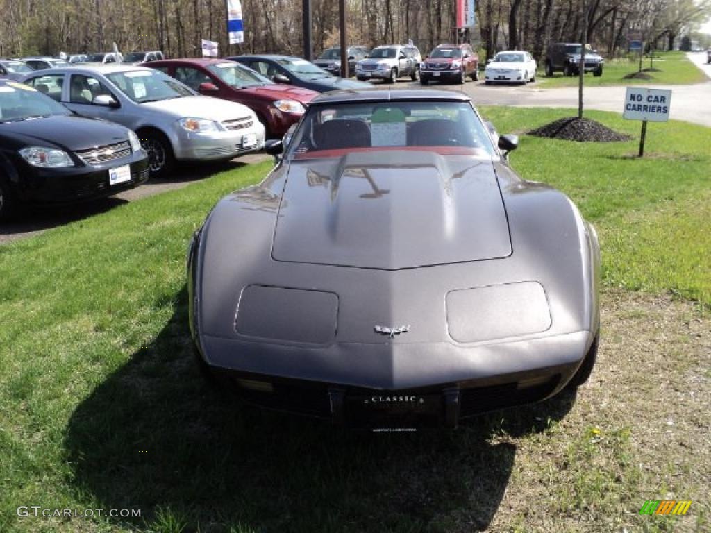 Custom Grey 1977 Chevrolet Corvette Coupe Exterior Photo #48884757