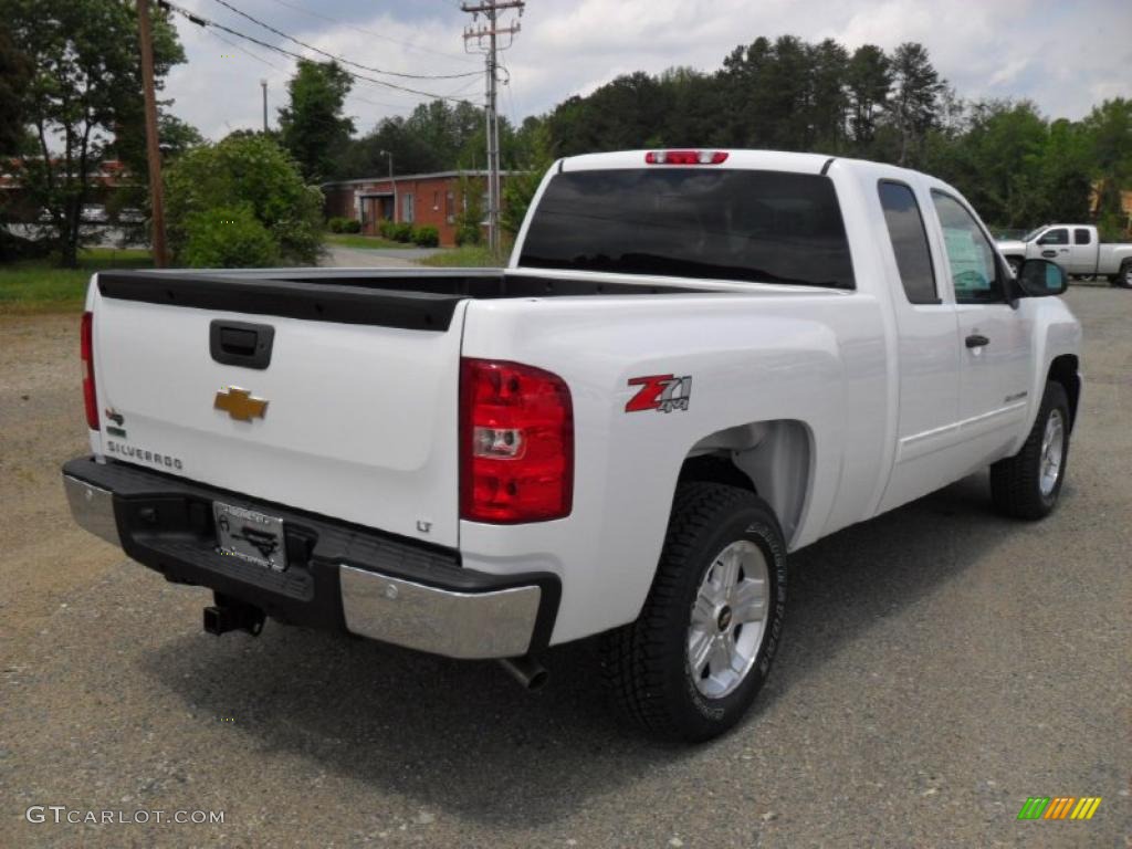 2011 Silverado 1500 LT Extended Cab 4x4 - Summit White / Ebony photo #5