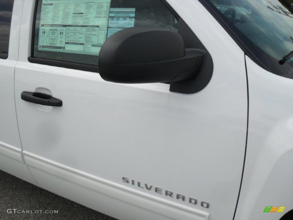 2011 Silverado 1500 LT Extended Cab 4x4 - Summit White / Ebony photo #23