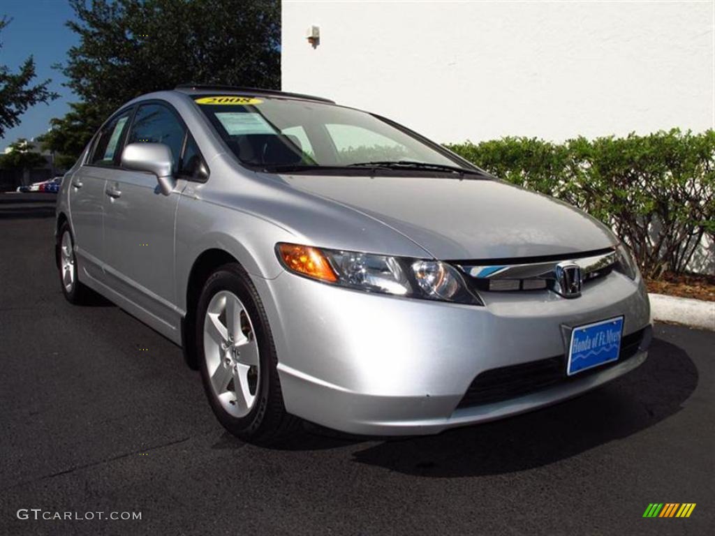 Alabaster Silver Metallic Honda Civic