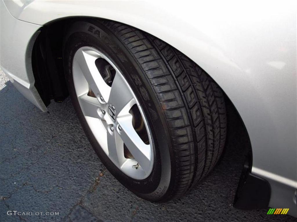 2008 Civic EX Sedan - Alabaster Silver Metallic / Gray photo #19