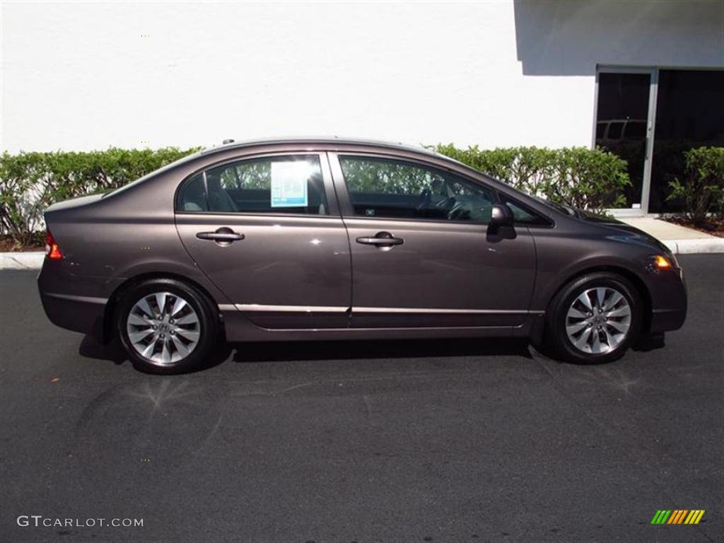 Urban Titanium Metallic 2010 Honda Civic EX Sedan Exterior Photo #48886176