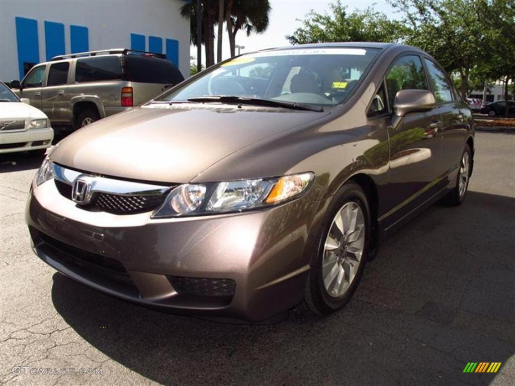 Urban Titanium Metallic 2010 Honda Civic EX Sedan Exterior Photo #48886260