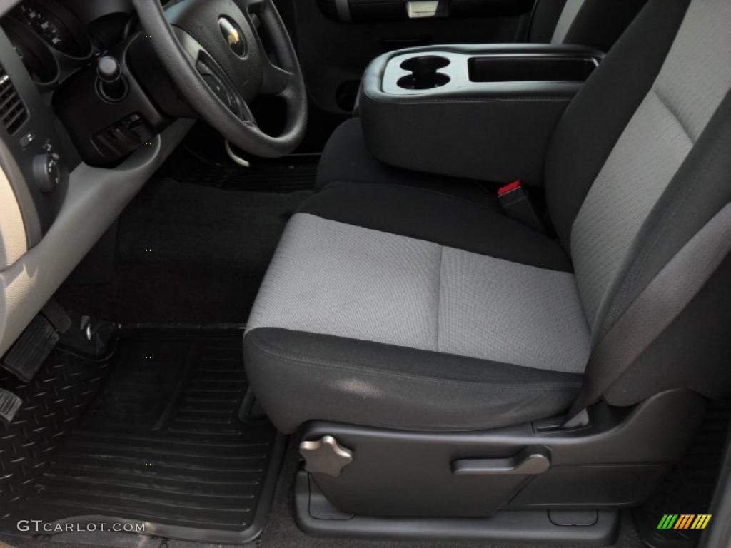 2009 Silverado 1500 LS Crew Cab - Silver Birch Metallic / Dark Titanium photo #7