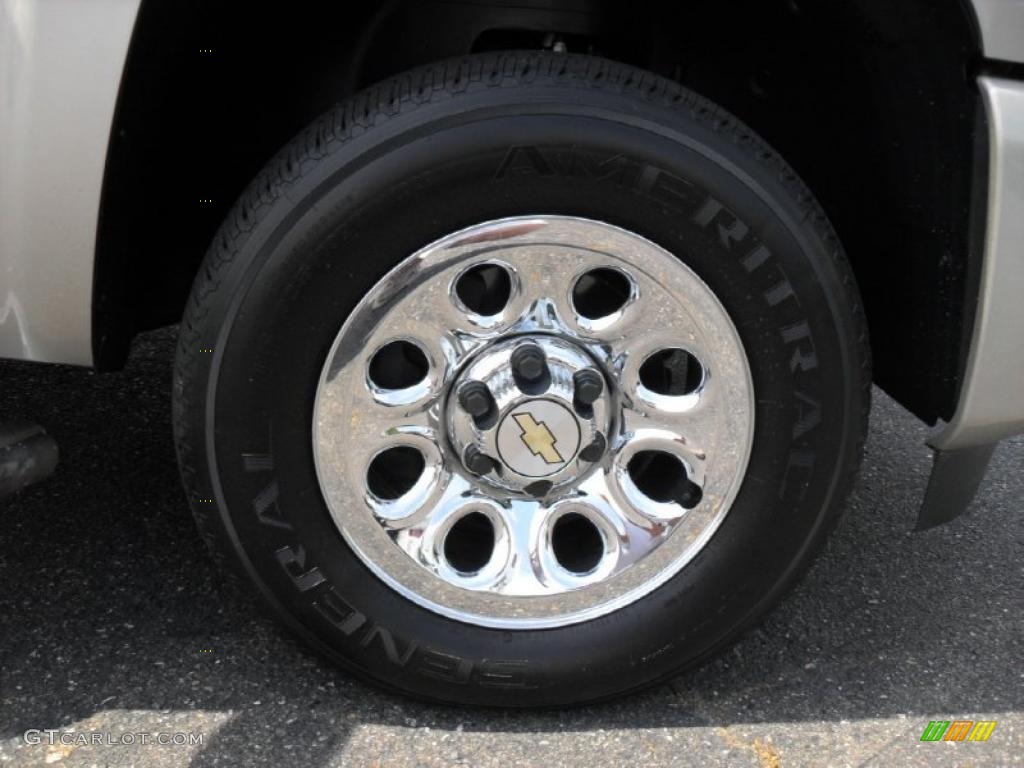 2009 Silverado 1500 LS Crew Cab - Silver Birch Metallic / Dark Titanium photo #22