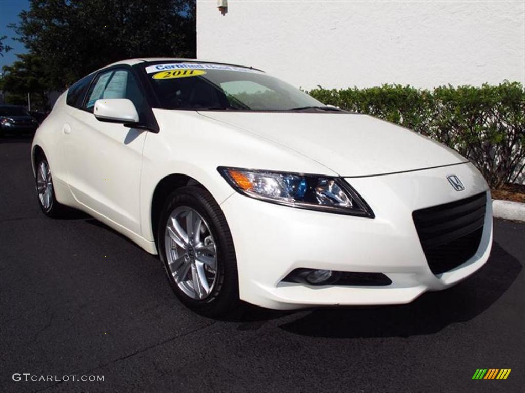 Premium White Pearl 2011 Honda CR-Z EX Sport Hybrid Exterior Photo #48886815