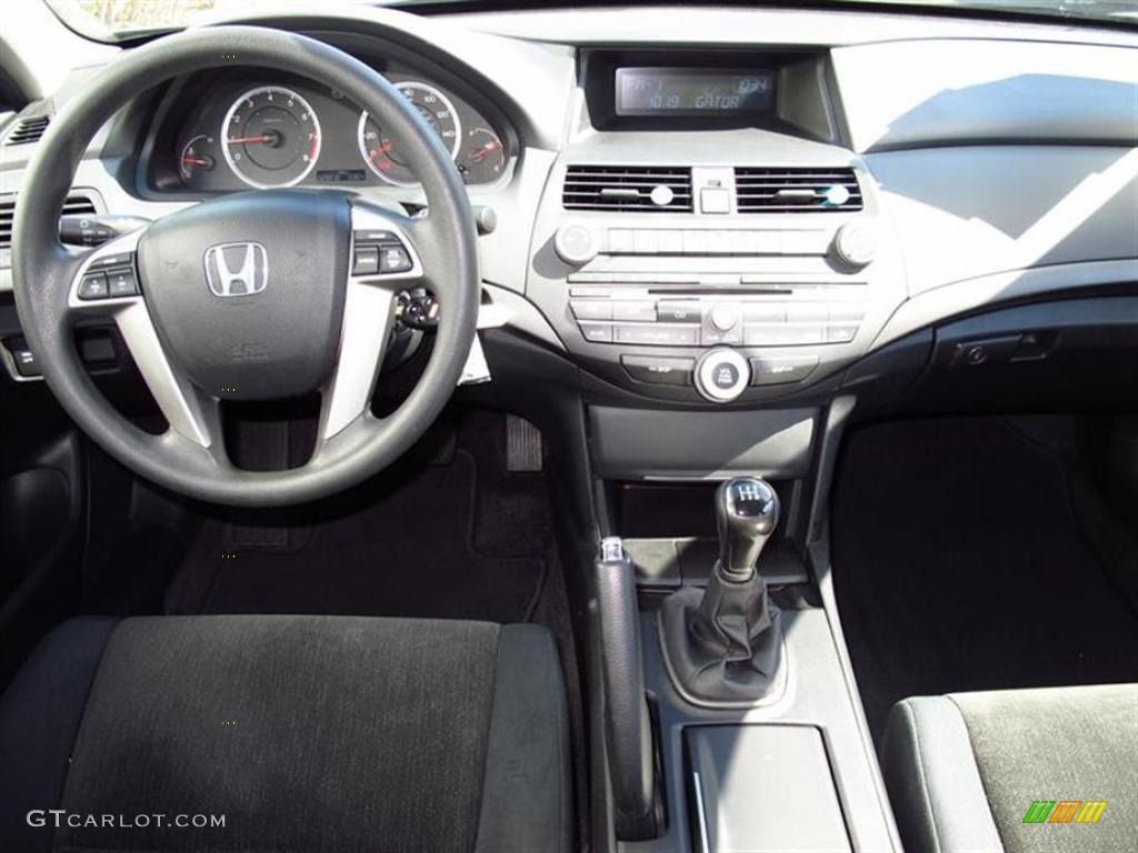 2009 Honda Accord LX Sedan Black Dashboard Photo #48887560