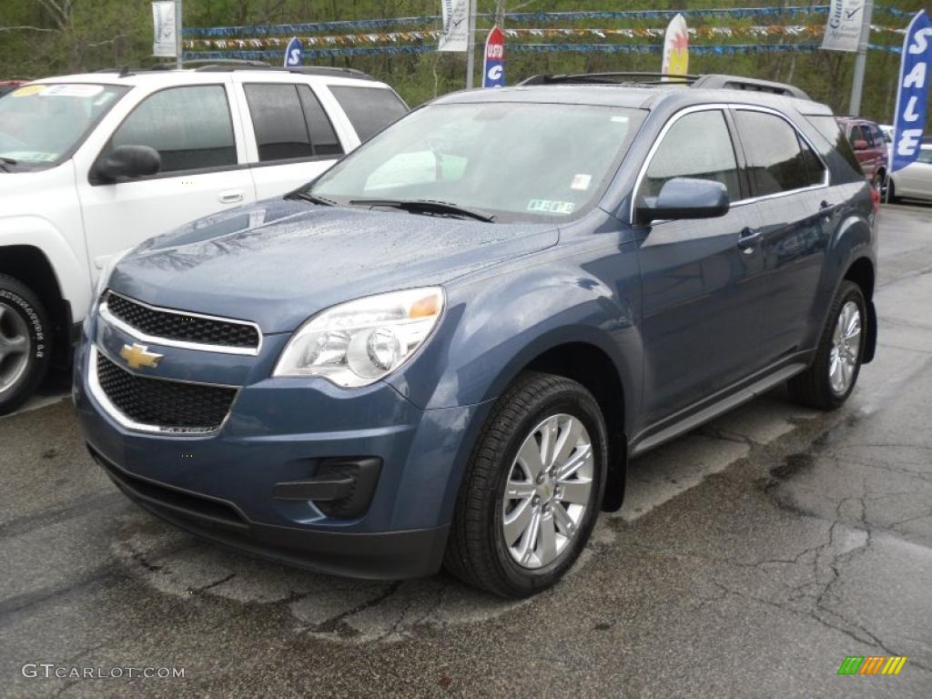 Twilight Blue Metallic 2011 Chevrolet Equinox LT AWD Exterior Photo #48888081