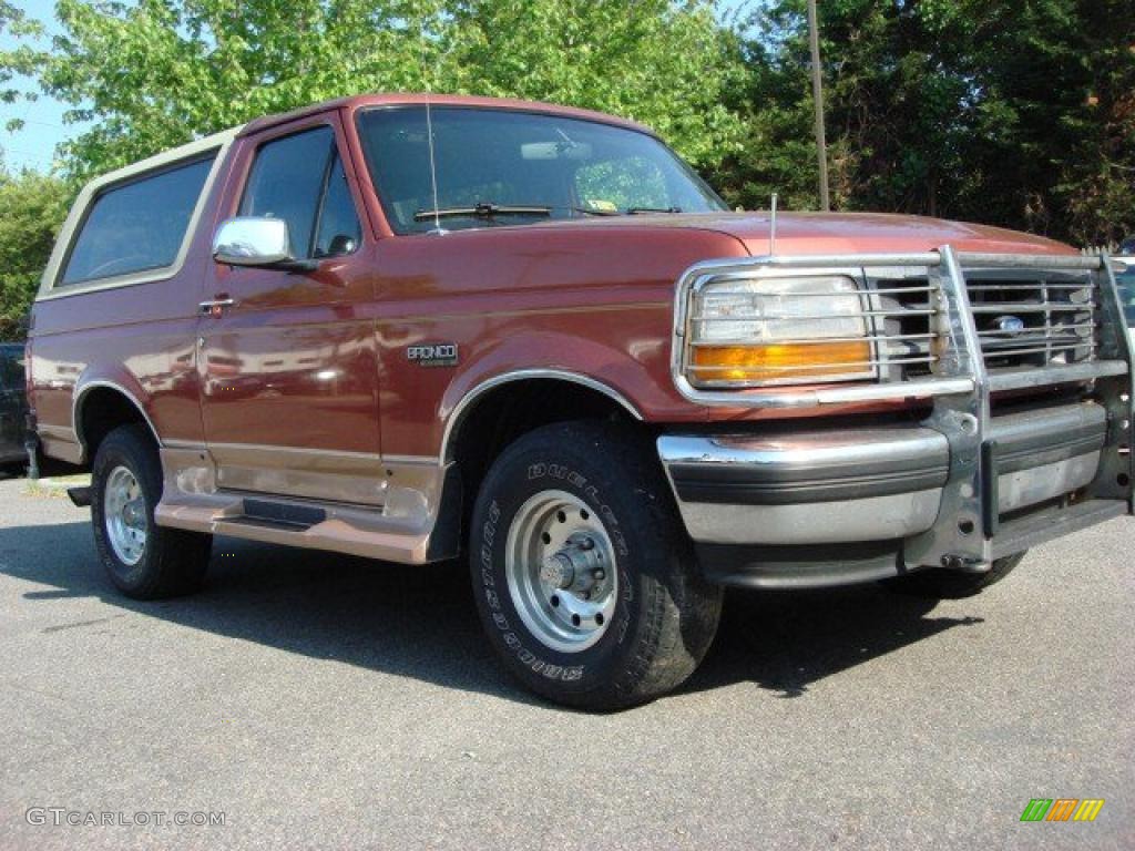 1994 Bronco Eddie Bauer 4x4 - Light Santa Fe Pearl Metallic / Tan photo #1