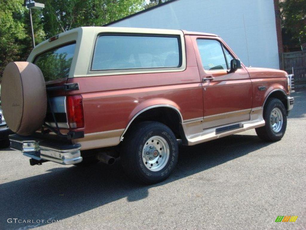 1994 Bronco Eddie Bauer 4x4 - Light Santa Fe Pearl Metallic / Tan photo #2