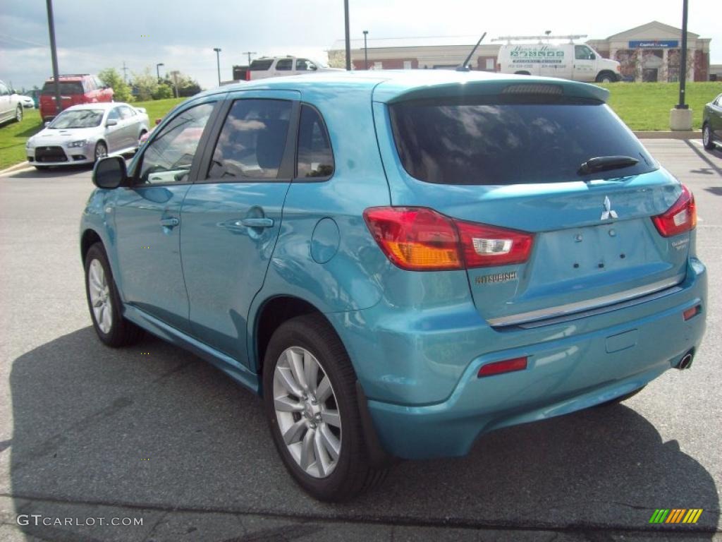 Laguna Blue Metallic 2011 Mitsubishi Outlander Sport SE 4WD Exterior Photo #48888252