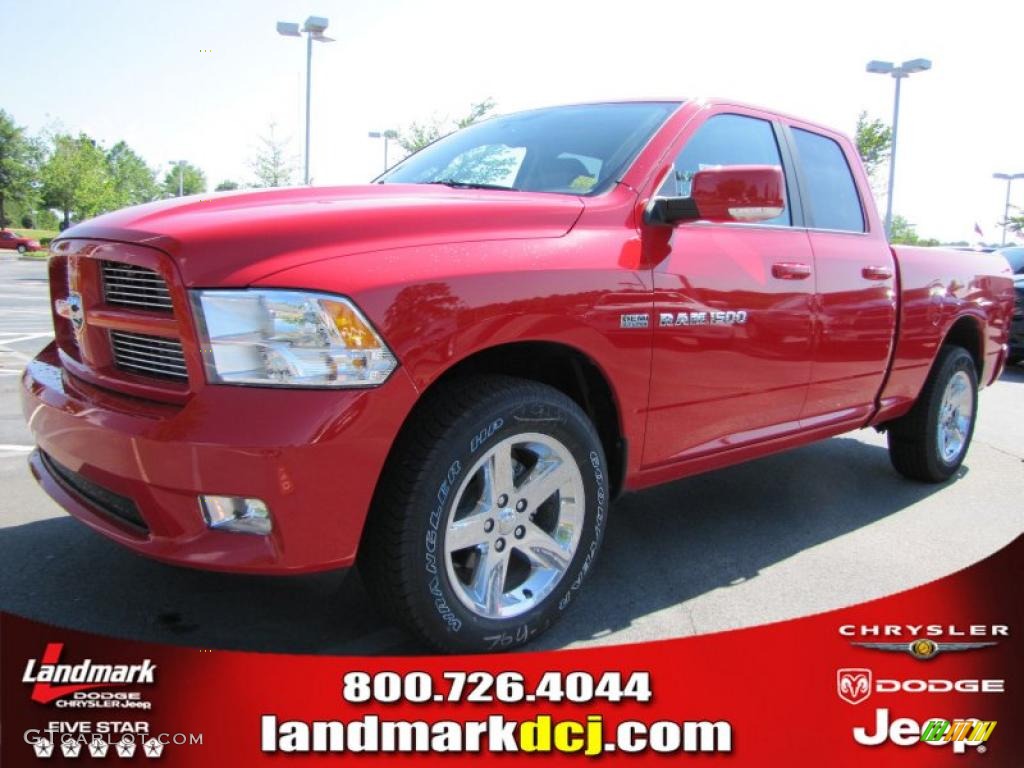 Flame Red Dodge Ram 1500