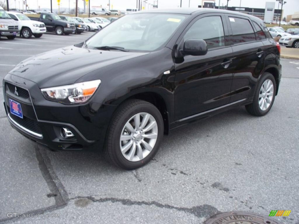 2011 Outlander Sport SE 4WD - Labrador Black Pearl / Black photo #1