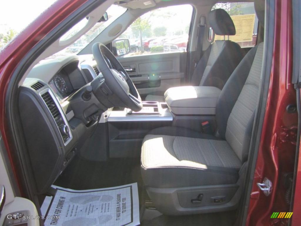 2011 Ram 1500 Big Horn Quad Cab 4x4 - Deep Cherry Red Crystal Pearl / Dark Slate Gray/Medium Graystone photo #7