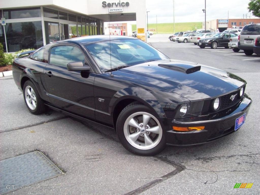 Black 2008 Ford Mustang GT Premium Coupe Exterior Photo #48889679