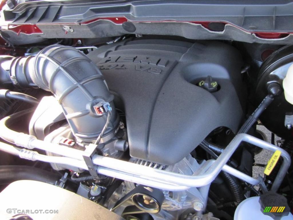 2011 Ram 1500 Big Horn Quad Cab 4x4 - Deep Cherry Red Crystal Pearl / Dark Slate Gray/Medium Graystone photo #12