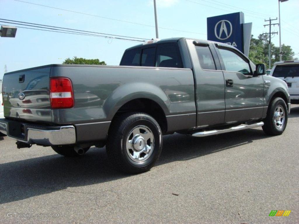 2004 F150 XLT SuperCab - Dark Shadow Grey Metallic / Dark Flint photo #4