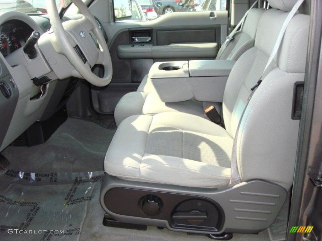 2004 F150 XLT SuperCab - Dark Shadow Grey Metallic / Dark Flint photo #7