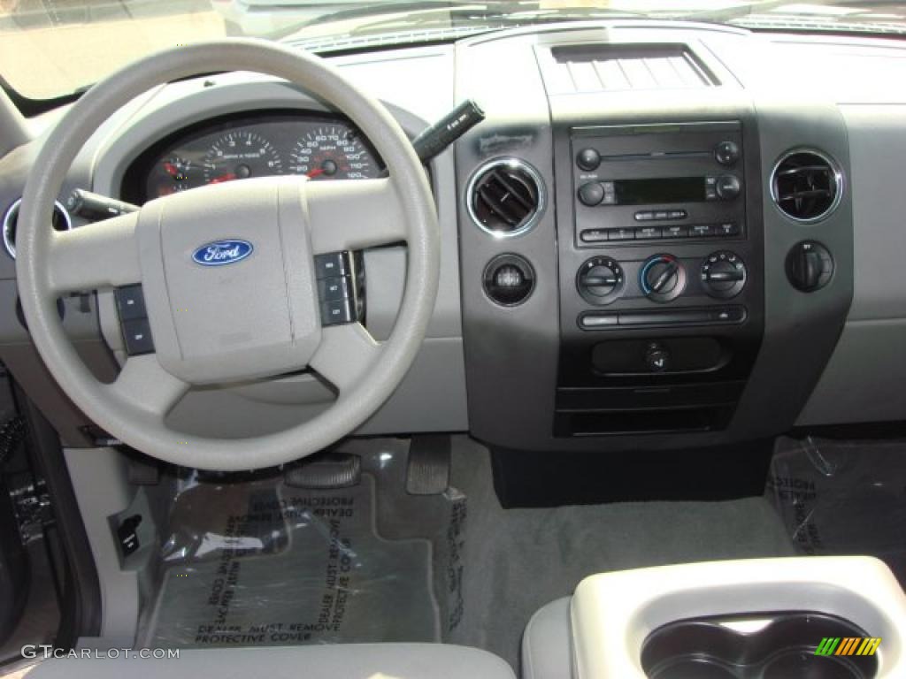 2004 F150 XLT SuperCab - Dark Shadow Grey Metallic / Dark Flint photo #9
