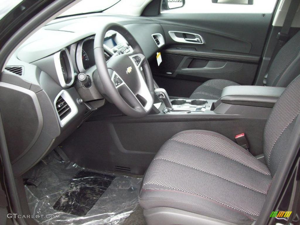 Jet Black Interior 2011 Chevrolet Equinox LT AWD Photo #48891576