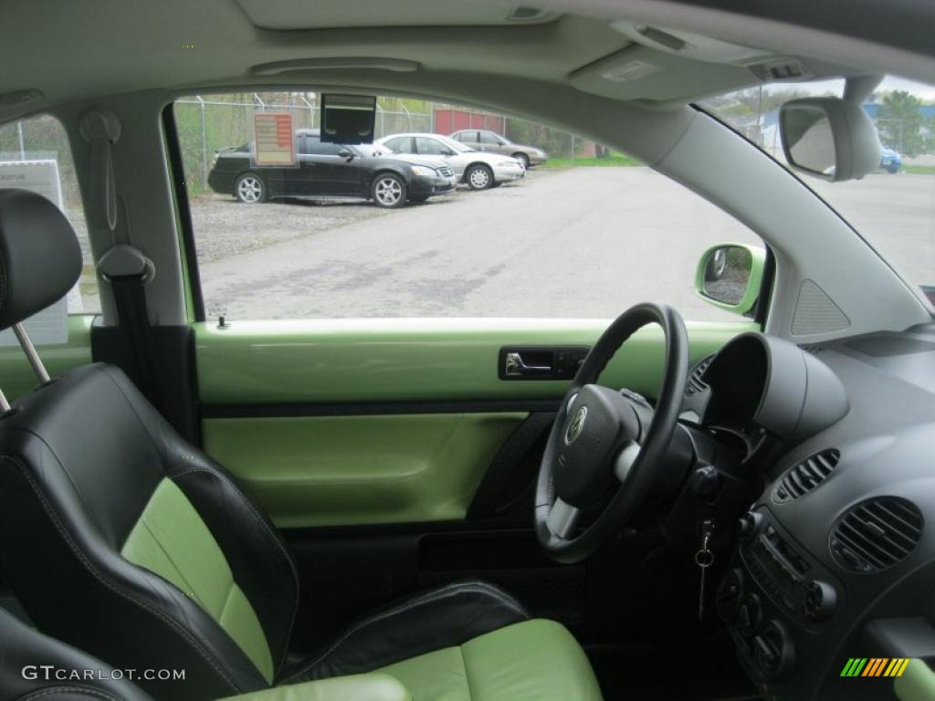 2003 New Beetle GLS 1.8T Cyber Green Color Concept Coupe - Cyber Green Metallic / Black/Green photo #8