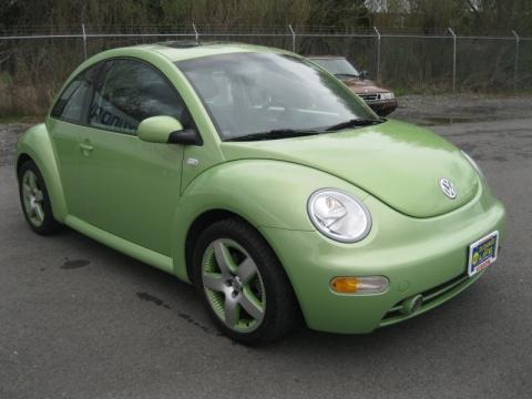 2003 Volkswagen New Beetle GLS 1.8T Cyber Green Color Concept Coupe Data, Info and Specs