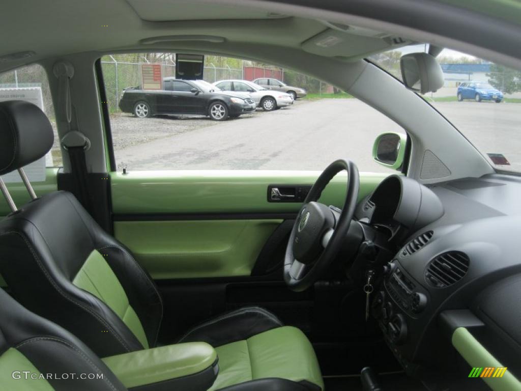 2003 New Beetle GLS 1.8T Cyber Green Color Concept Coupe - Cyber Green Metallic / Black/Green photo #17