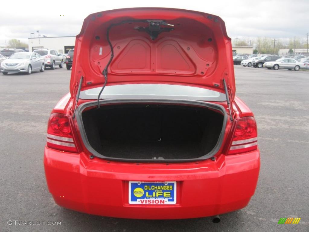 2009 Avenger SE - Tor Red / Dark Slate Gray photo #6