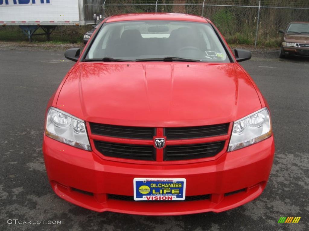 2009 Avenger SE - Tor Red / Dark Slate Gray photo #9