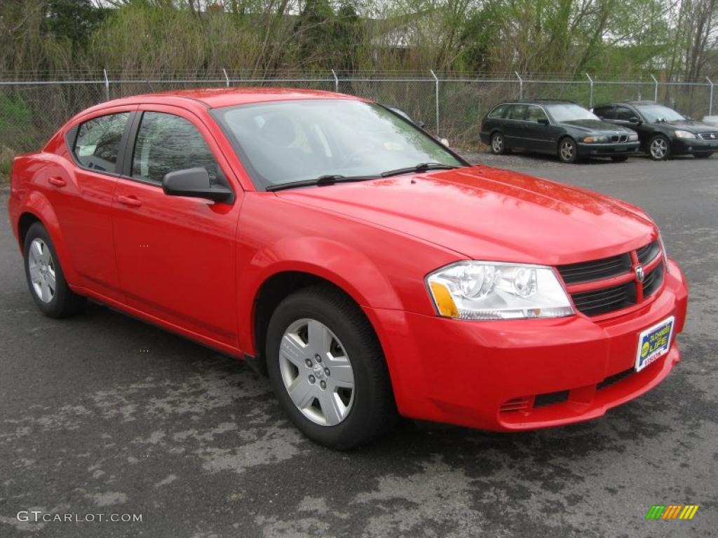 2009 Avenger SE - Tor Red / Dark Slate Gray photo #10