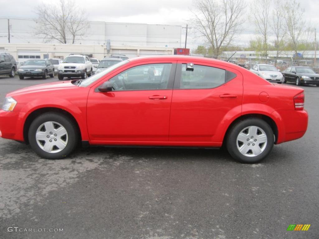 2009 Avenger SE - Tor Red / Dark Slate Gray photo #11